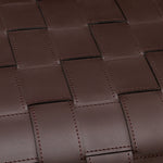 Stoliki boczne Marcello, dark brown faux leather, komplet 2 szt.