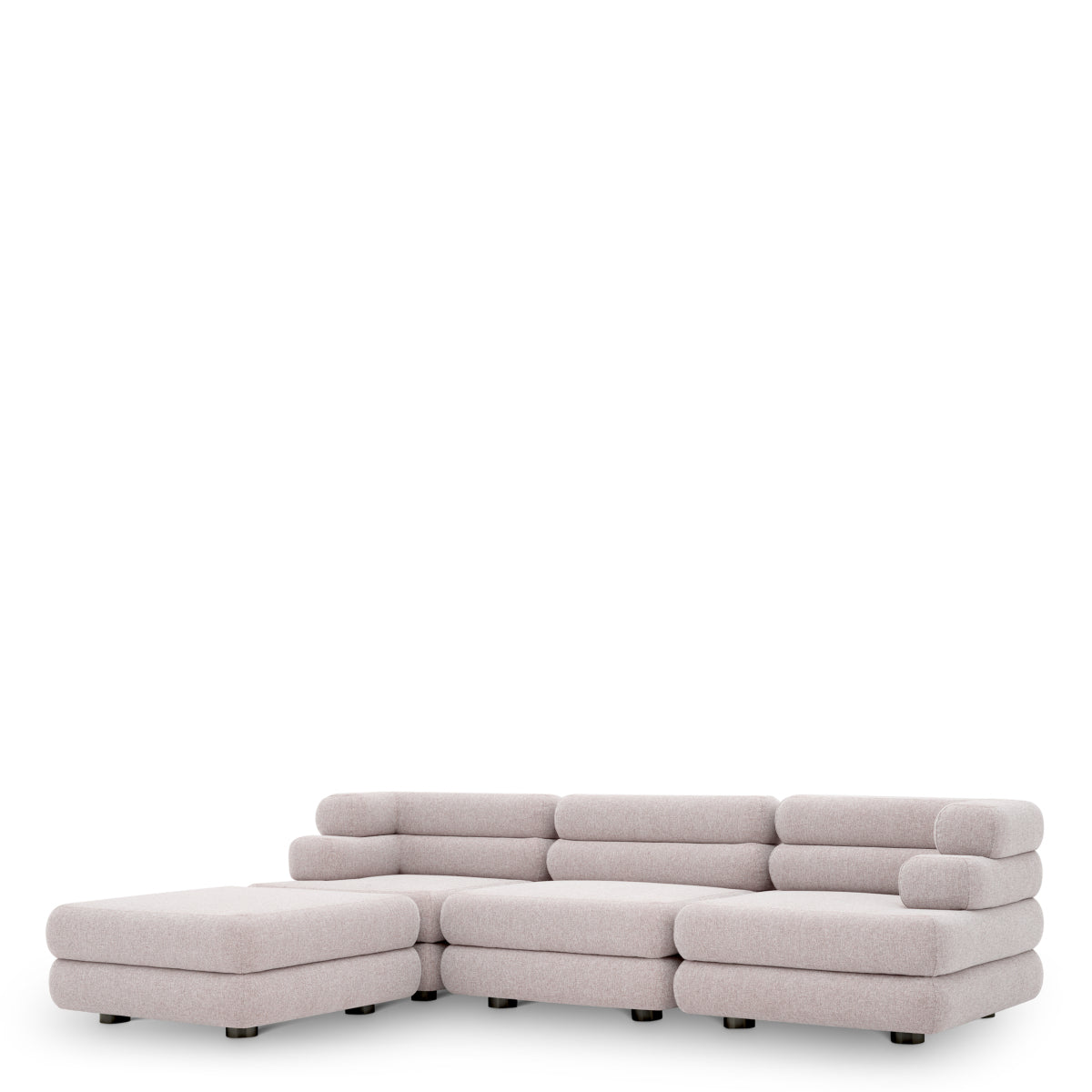 Zewnętrzna sofa modułowa Malaga - prawa