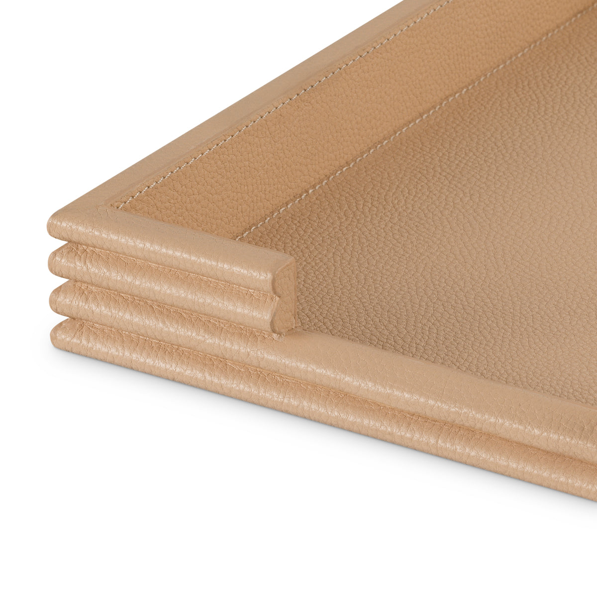 Zestaw biurkowy Elvane | Tan Leather | Zestaw 3 szt.