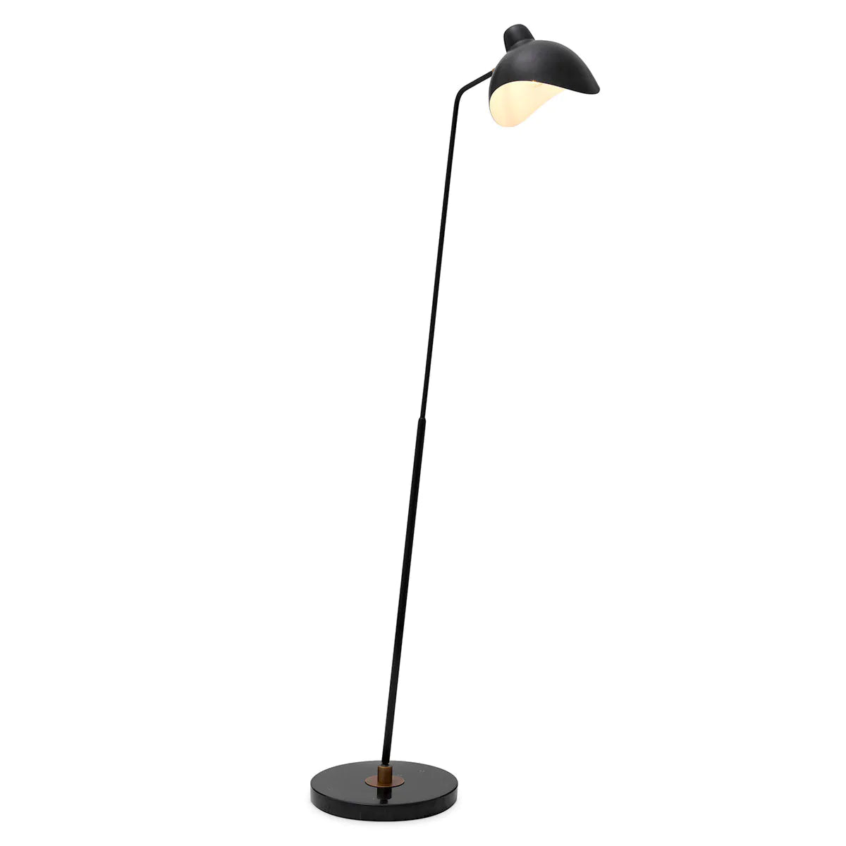 Black finish | antique brass finish | black marble base