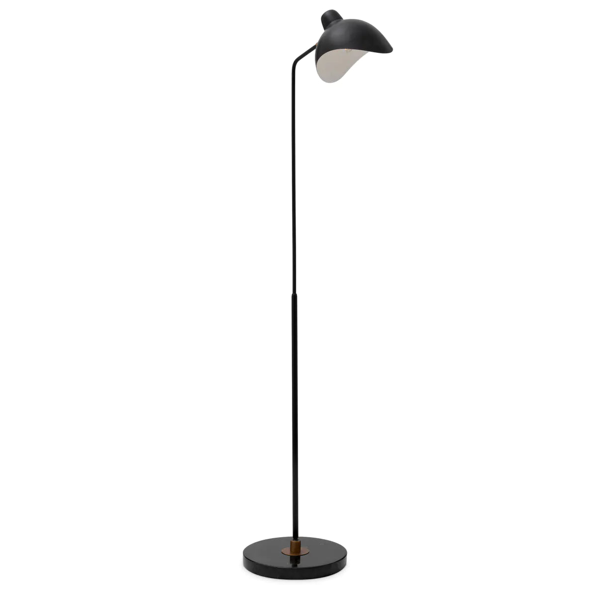 Black finish | antique brass finish | black marble base