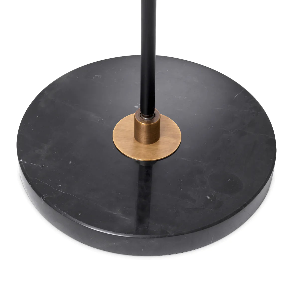 Black finish | antique brass finish | black marble base