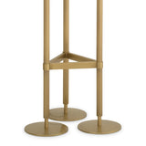 Antique brass finish | alabaster