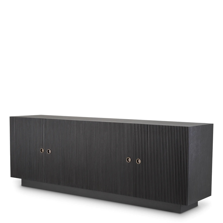 Eichholtz Dimitrios Chest of Drawers in Charcoal Grey Finish