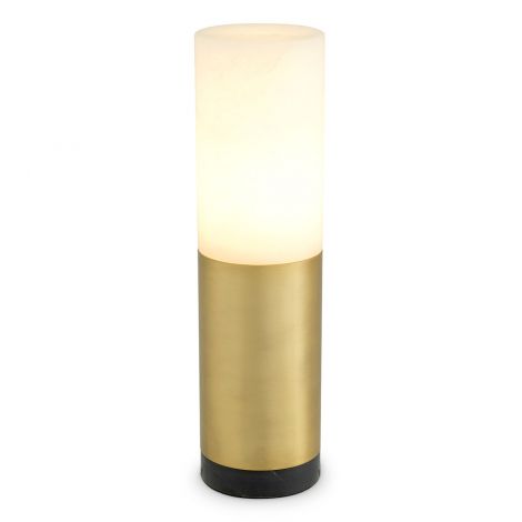 Antique brass finish | alabaster | black marble