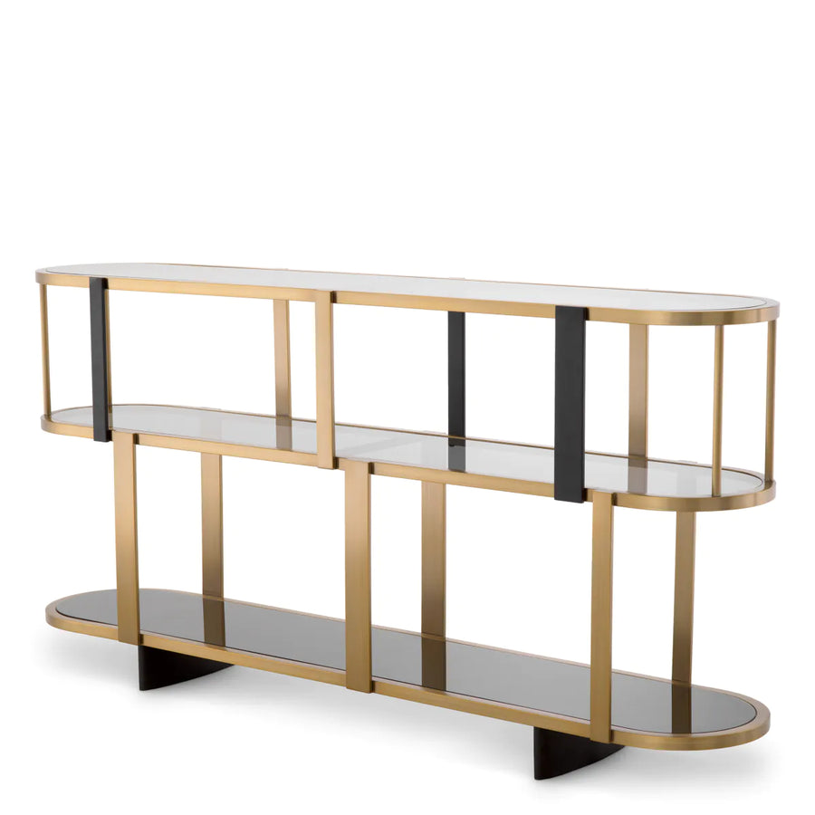 Eichholtz Clio Round low TV table