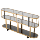 Stolik pod telewizor Eichholtz Clio Round low