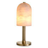 Antique brass finish | alabaster
