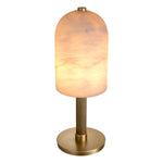 Antique brass finish | alabaster