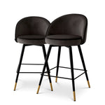 Roche dark grey velvet
