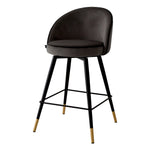 Roche dark grey velvet