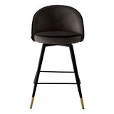 Roche dark grey velvet