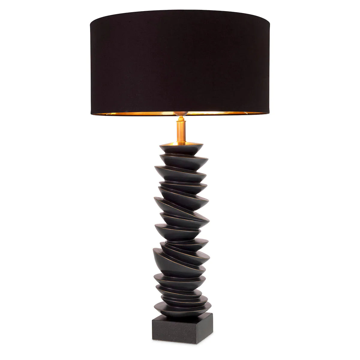 Bronze finish | black granite base