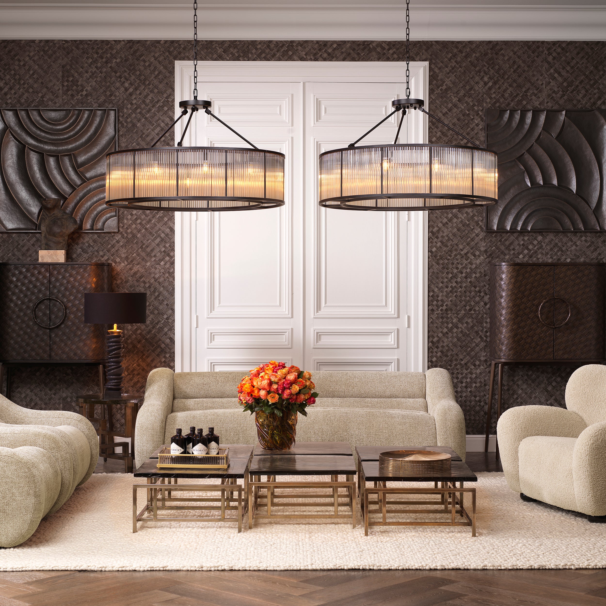 Bronze finish | black granite base