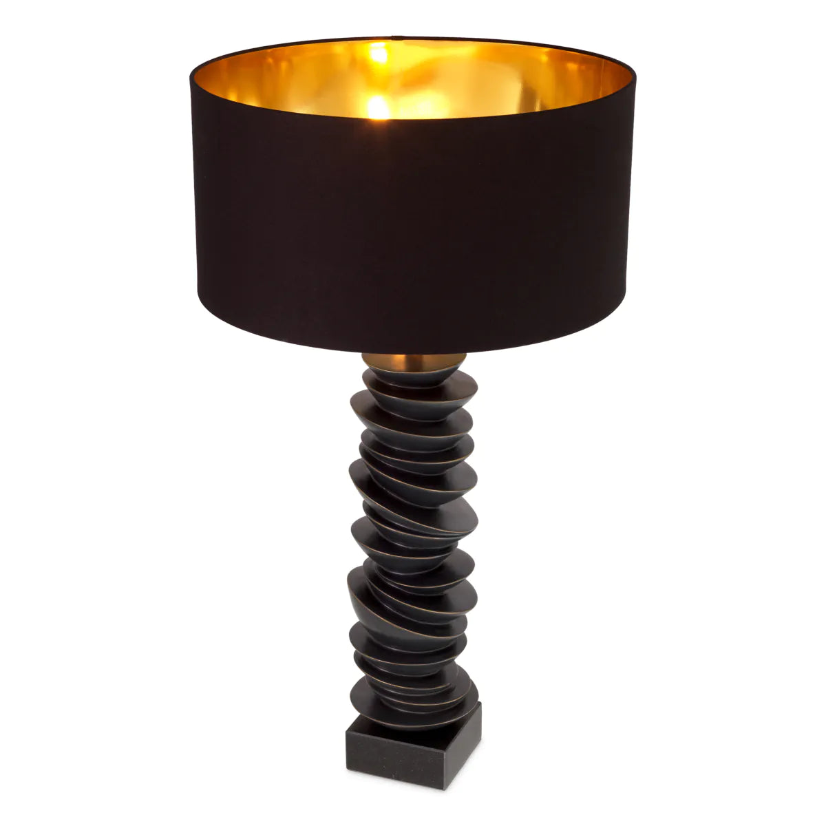 Bronze finish | black granite base