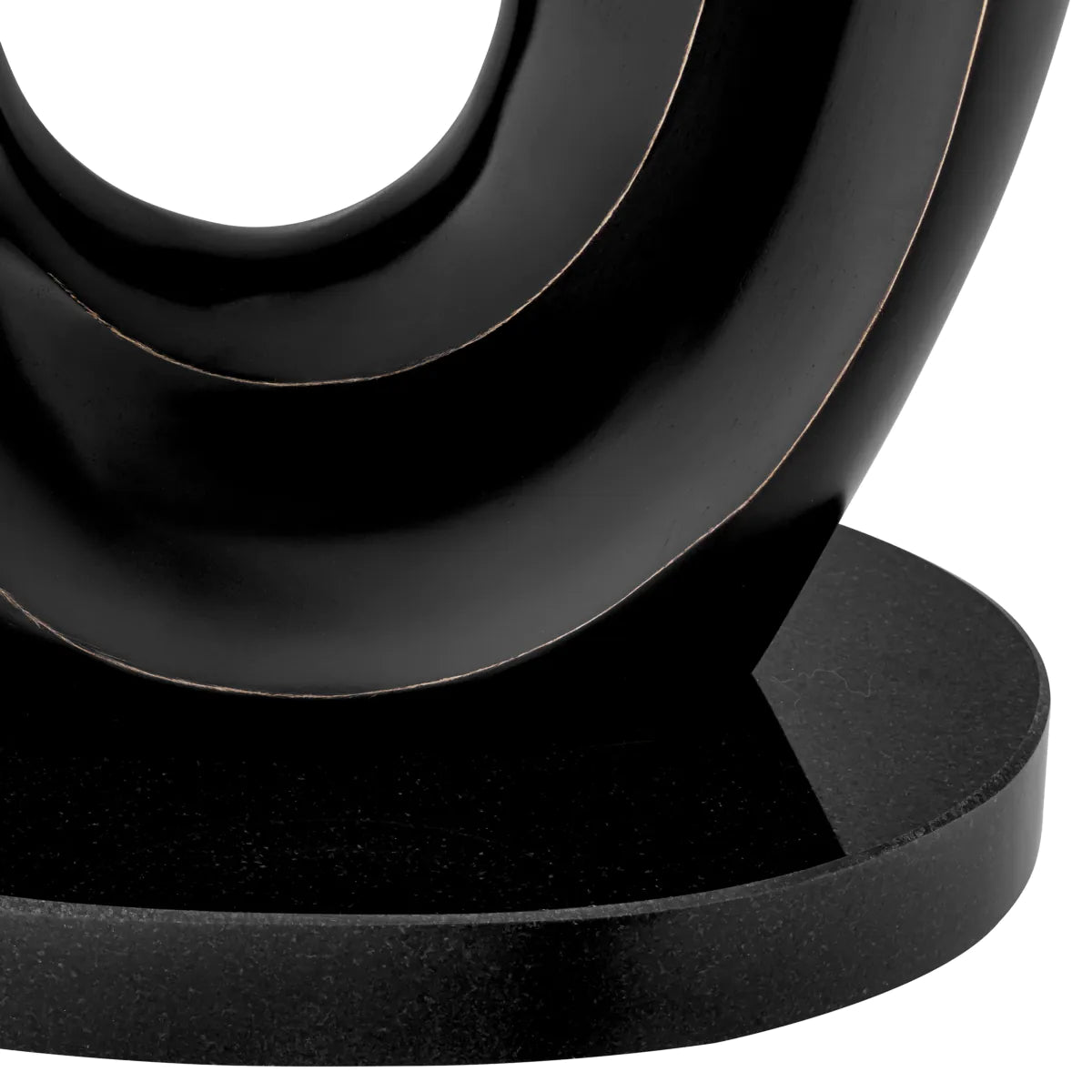 Bronze highlight finish | black granite base