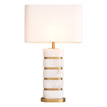 Antique brass finish | alabaster