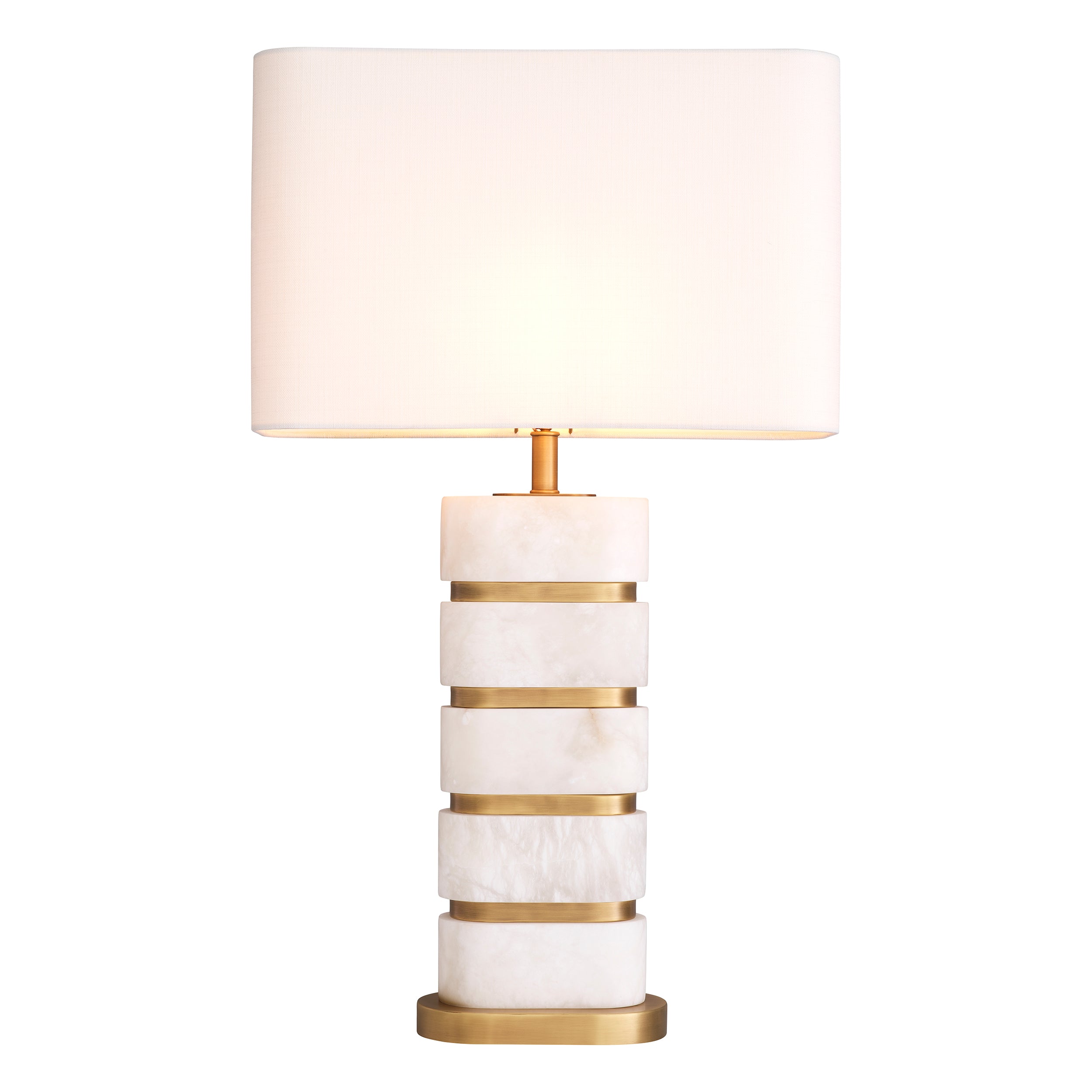 Antique brass finish | alabaster