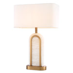 Antique brass finish | alabaster