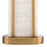 Antique brass finish | alabaster