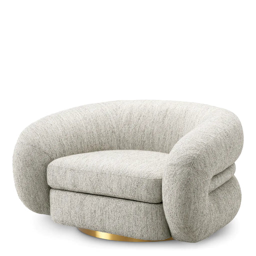 Fotel Eichholtz Cosenza w tkaninie Splendor light grey