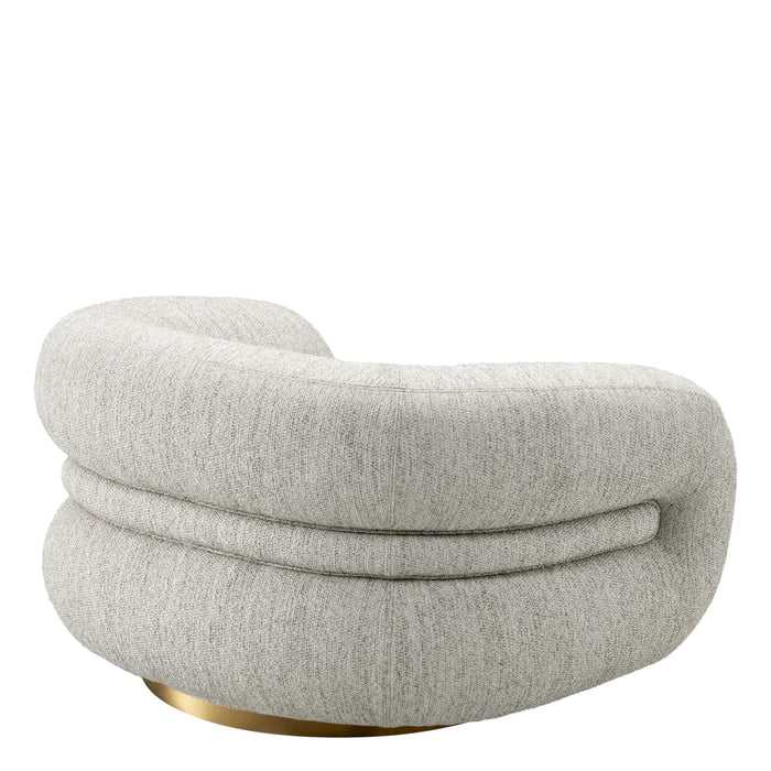 Fotel Eichholtz Cosenza w tkaninie Splendor light grey