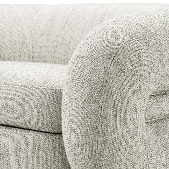 Fotel Eichholtz Cosenza w tkaninie Splendor light grey