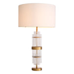 Antique brass finish | clear glass