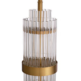 Antique brass finish | clear glass