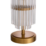 Antique brass finish | clear glass