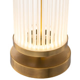Antique brass finish | frosted glass