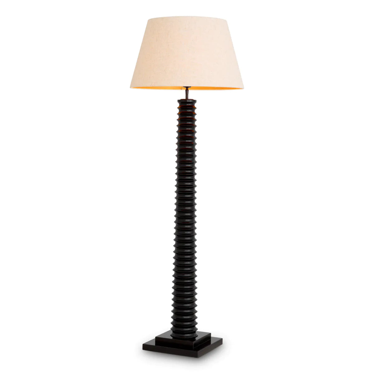 Piano black finish | black granite base