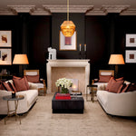 Piano black finish | black granite base