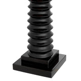 Piano black finish | black granite base