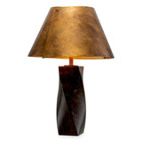 Vintage brass finish | coffee marble