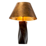 Vintage brass finish | coffee marble
