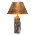Antique brass finish | grey marble