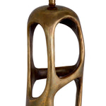 Vintage brass finish | black granite base