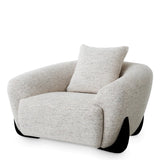 Eichholtz Siderno Armchair in Seashell off-white fabric