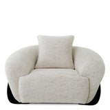 Eichholtz Siderno Armchair in Seashell off-white fabric