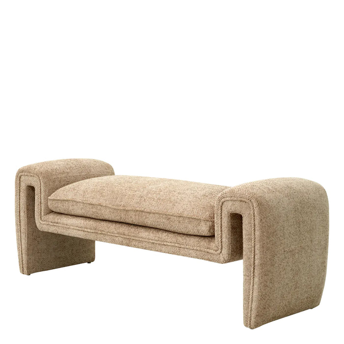 Ławka Eichholtz Tondo S w tkaninie Lyssa Sand
