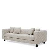 Sofa Eichholtz Avellino w tkaninie Splendor light grey