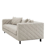 Sofa Eichholtz Avellino w tkaninie Splendor light grey