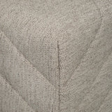 Pufa Eichholtz Avellino w tkaninie Splendor light grey