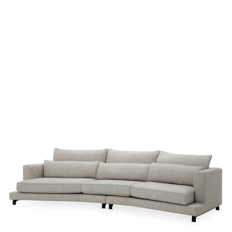 Eichholtz Savarana Sofa in Splendor light grey fabric