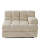Segmentowa sofa Eichholtz Dean right w tkaninie Skyward sand