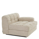 Segmentowa sofa Eichholtz Dean right w tkaninie Skyward sand