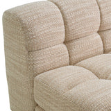 Segmentowa sofa Eichholtz Dean right w tkaninie Skyward sand