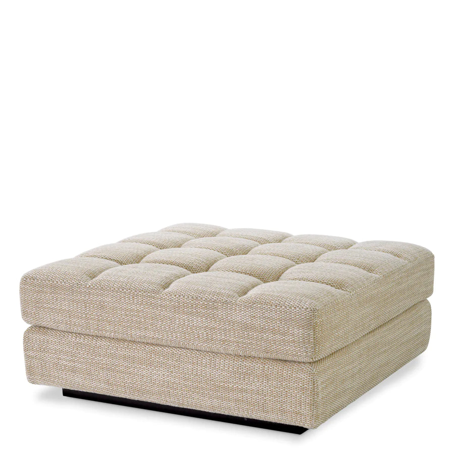 Eichholtz Dean modular sofa with ottoman in Skyward sand fabric