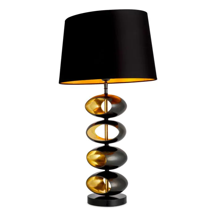 Gunmetal finish | gold finish | black granite base